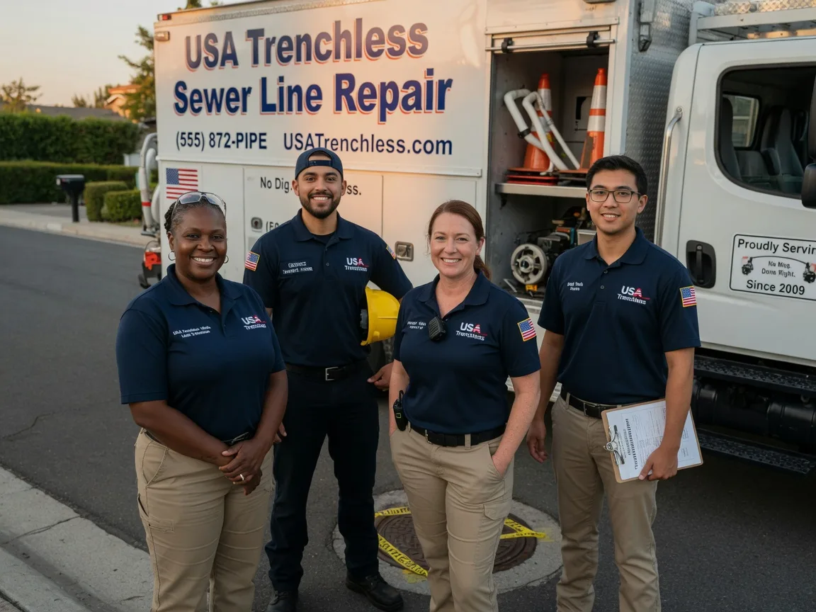 Sewer Line Repair company in Brookside, DE